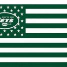 New York Jets Flag Star and Stripes 3x5 ft