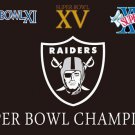 Oakland Raiders Sports Flags 3x5 ft