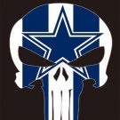 Dallas Cowboys football flag 3x5 ft skeleton