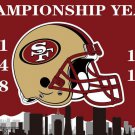 San Francisco 49ers Team Logo Flags 3x5 ft