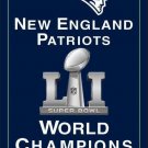 New England Patriots Super Bowl Champion 2016 3x5 ft