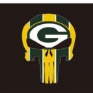Green Bay Packers flag 3x5 ft lskull