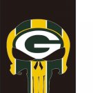 Green Bay Packers flag 3x5 ft lskull