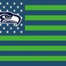 Seattle Seahawks Club Logo Sports Flags 3x5 ft