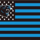 Carolina Panthers Sports Flag with Star and Stripes 3x5 ft