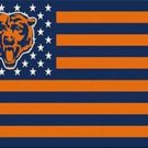 Chicago Bears Flag the Star-Spangled 3x5 ft