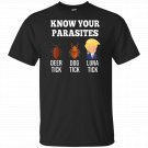 Know Your Parasites Anti-Trump Funny LUNA TICK AF RESIST T-Shirt