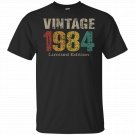 Vintage 1984 Limited Edition 35th Birthday Gifts 35 Year Old T-Shirt