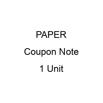:BUY:PAPER:1 Coupon Note: