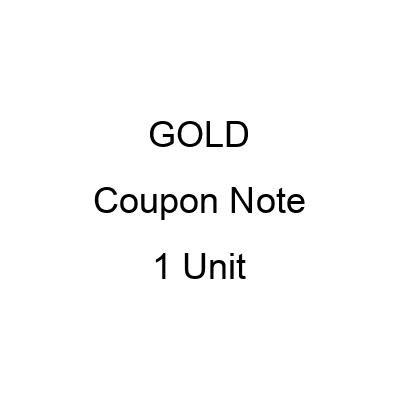 :BUY:GOLD:1 Coupon Note: