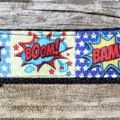 1" Super Hero Speech Bubble Dog Collar