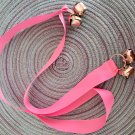 Bright Pink Hanging Door Bells / Potty Training Bells