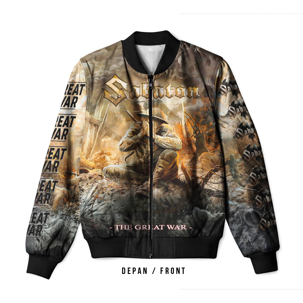 Sabaton (The Great War) Power Metal Rock Band All Over Print Men's Monkey Jacket