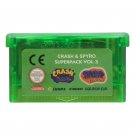 2 Games in 1-Crash and Spyro Superpack 3 Gameboy Advance Cartridge Card EUR Version 2 Games in 1-Crash and Spyro Superpack 3 Gameboy Advance Cartridge Card EUR Version