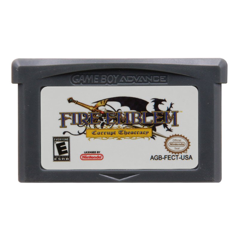 Fire Emblem Corrupt Theocracy Gameboy Advance GBA Cartridge Card US Version