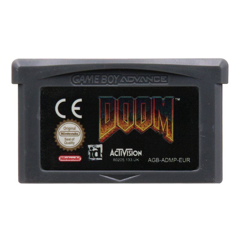 DOOM Gameboy Advance GBA Cartridge Card  EUR Version