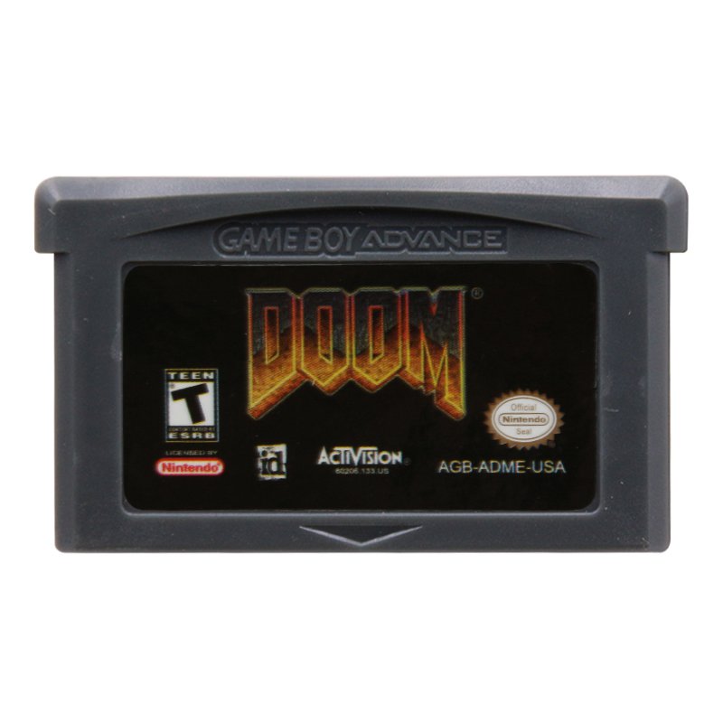 Doom Gameboy Advance GBA Cartridge Card US Version
