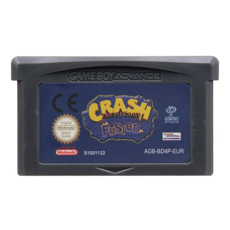 Crash Bandicoot Fusion Gameboy Advance GBA Cartridge EUR Version