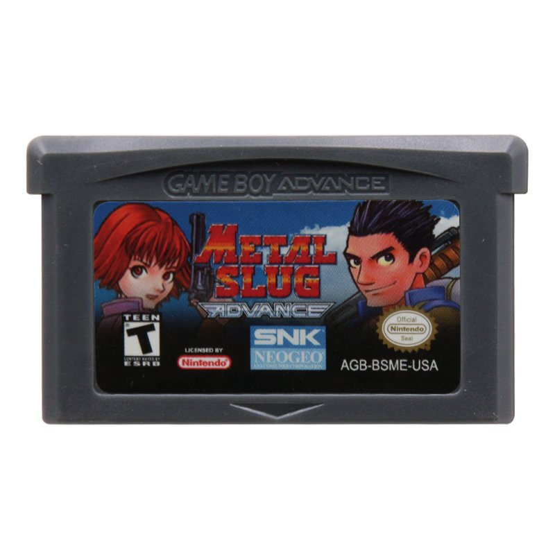 Metal Slug Advance Gameboy Advance GBA Cartridge Card US Version