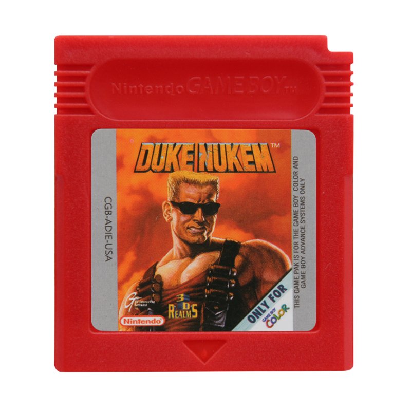 Duke Nukem Gameboy Color GBC Cartridge Card US Version