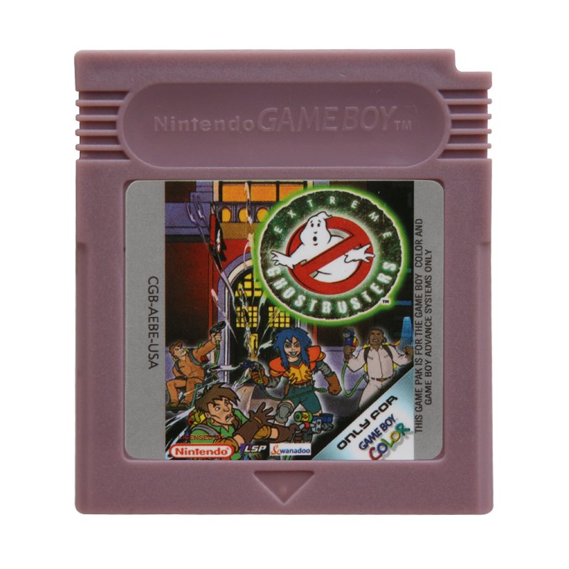 Extreme Ghostbusters Gameboy Color GBC Cartridge Card US Version