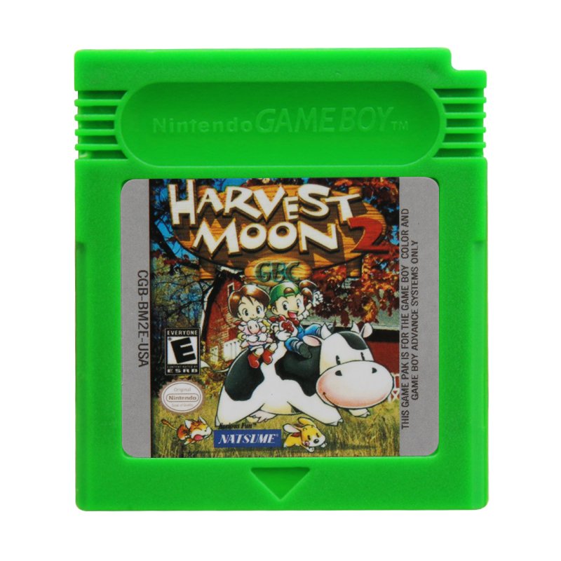 Harvest Moon 2 Gameboy Color GBC Cartridge Card US Version
