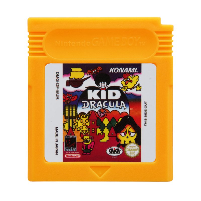 Kid Dracula Gameboy Color GBC Cartridge Card US Version