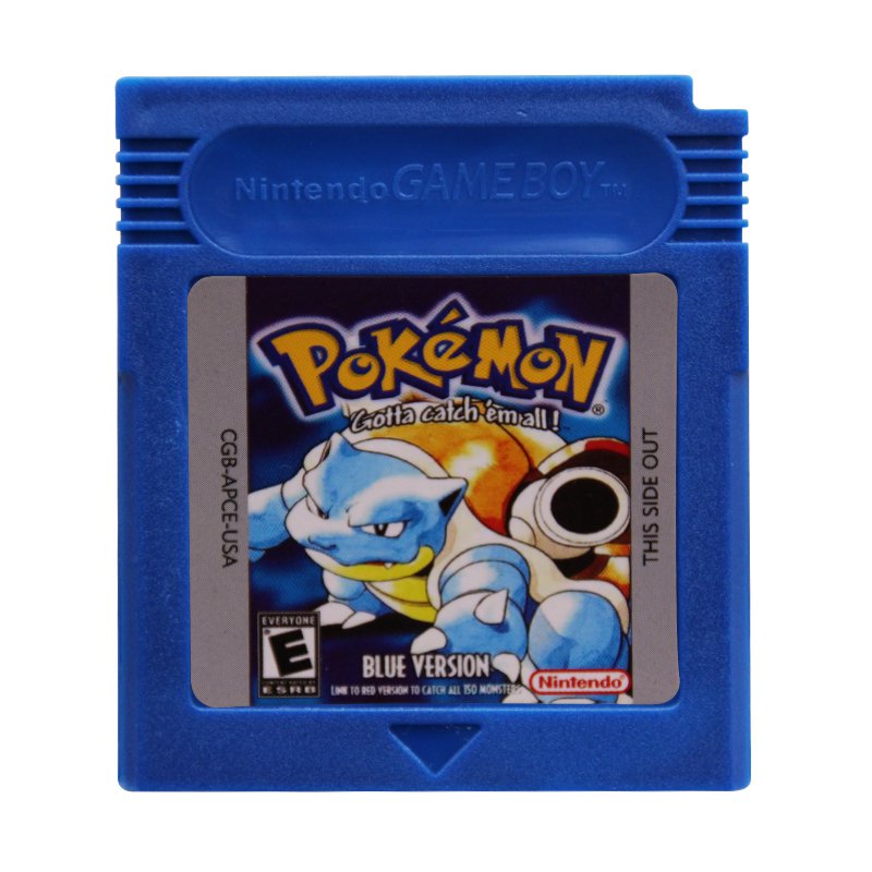 Pokemon Blue Gameboy Color GBC Cartridge Card US Version