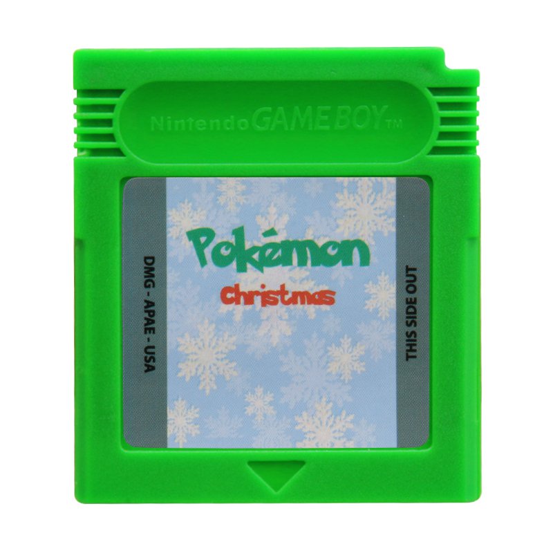 Pokemon Christmas Gameboy Color GBC Cartridge Card US Version
