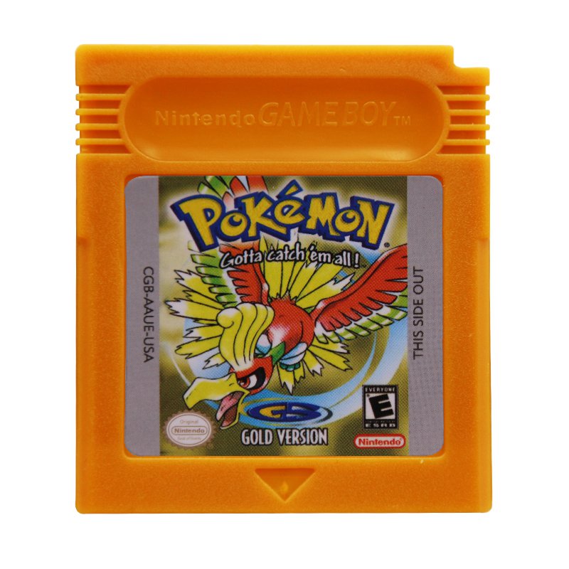 Pokemon Golden Gameboy Color GBC Cartridge Card US Version