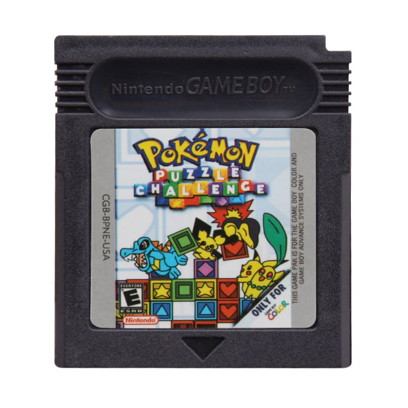 Pokemon Puzzle Challenge Gameboy Color GBC Cartridge Card US Version