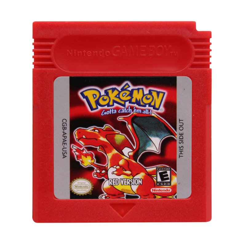 Pokemon Red Gameboy Color GBC Cartridge Card US Version