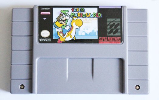 Super Mario World The Second Reality Super Nintendo SNES NTSC 16bit US Version