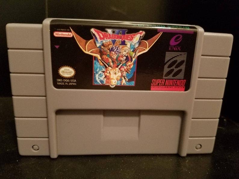 Dragon Quest III Super Nintendo SNES NTSC Cartridge Card US Version English