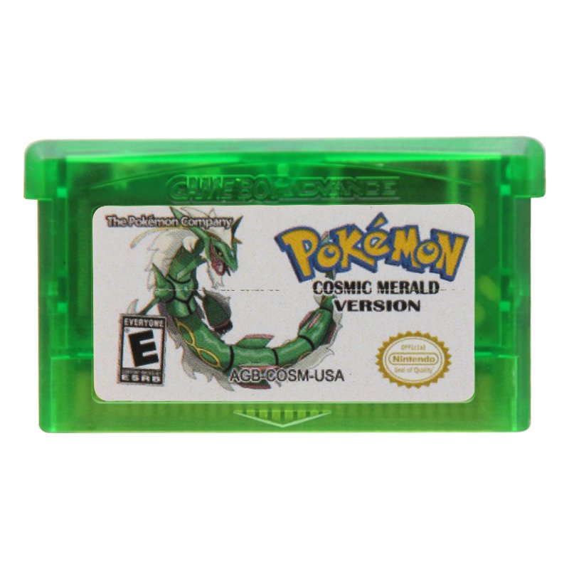 Pokemon Cosmice Merald Version Gameboy Advance GBA Cartridge Card US Version