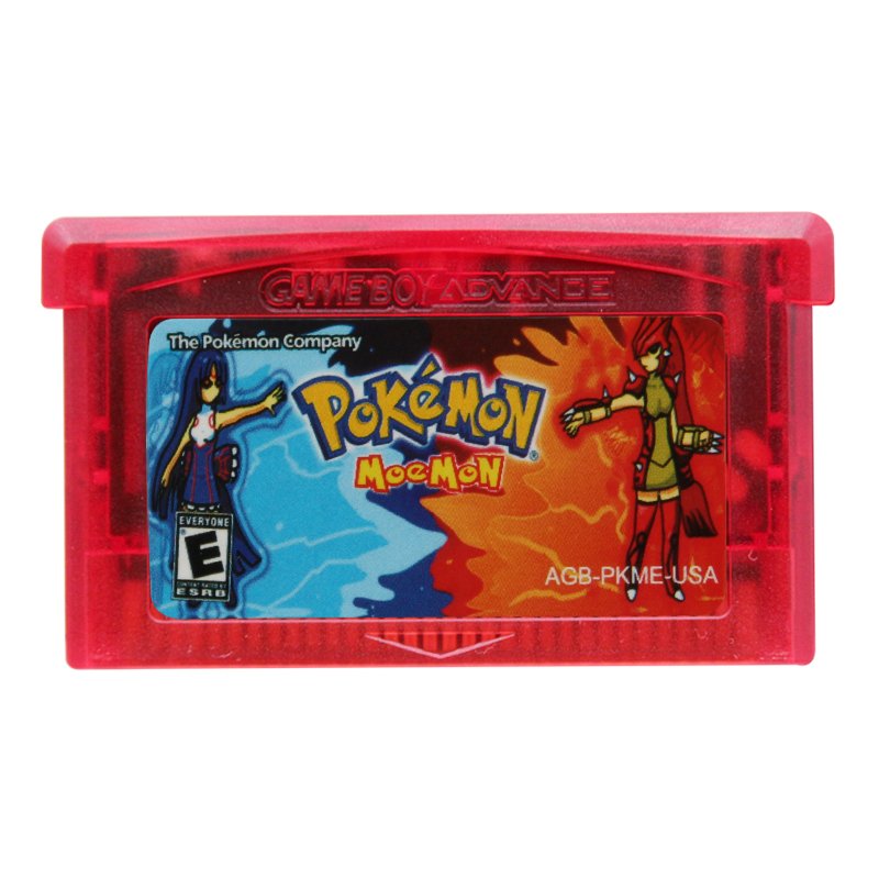 Pokemon Moemon Fire Red Version Gameboy Advance GBA Cartridge Card US Version