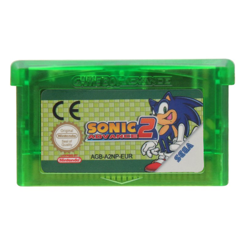 Sonic Advance 2 EUR Gameboy Advance GBA Cartridge Card US Version