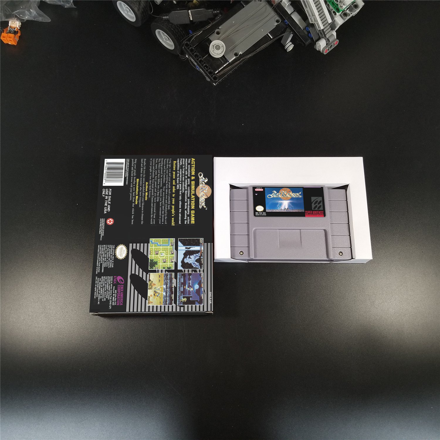ActRaiser Snes Us Version With Retail Box