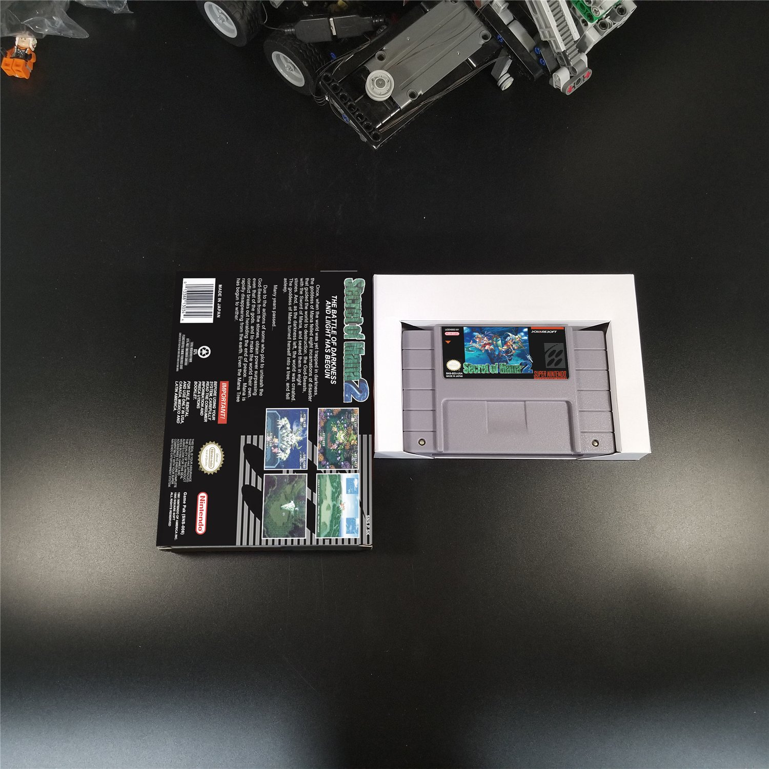 Secret of Mana 2 Us Version With Retail Box