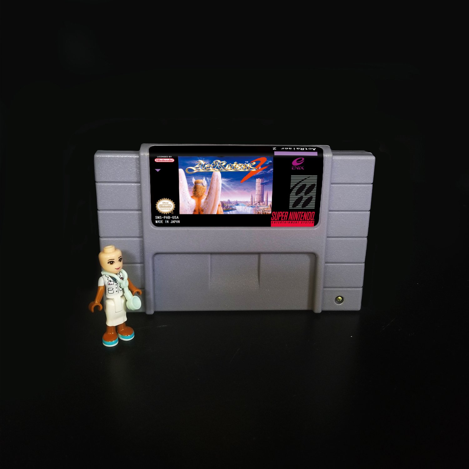 ActRaiser 2 Super Nintendo SNES NTSC Cartridge Card US Version