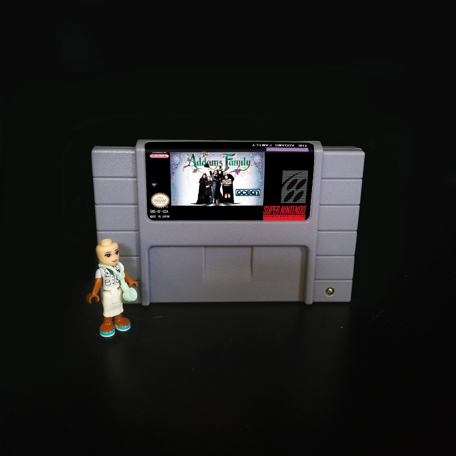 The Addams Family Super Nintendo SNES NTSC Cartridge Card US Version