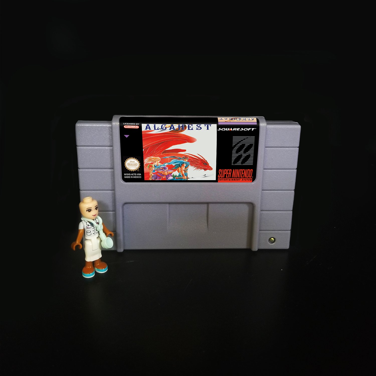 ALCAHEST Super Nintendo SNES NTSC Cartridge Card US Version