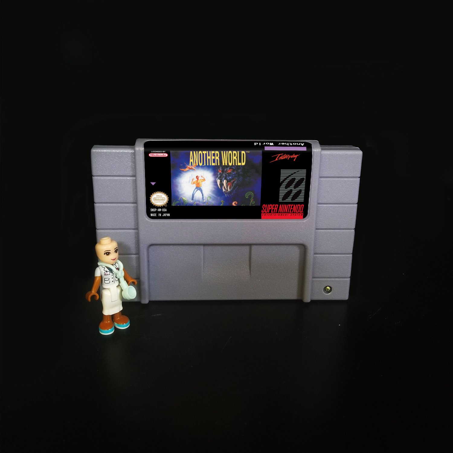Another World Super Nintendo SNES NTSC Cartridge Card US Version