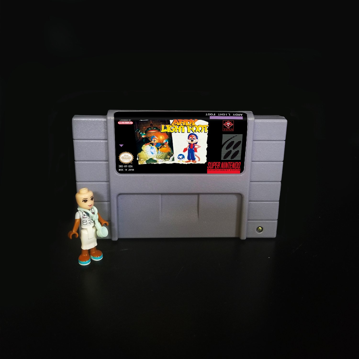 Ardy Light foot Super Nintendo SNES NTSC Cartridge Card US Version