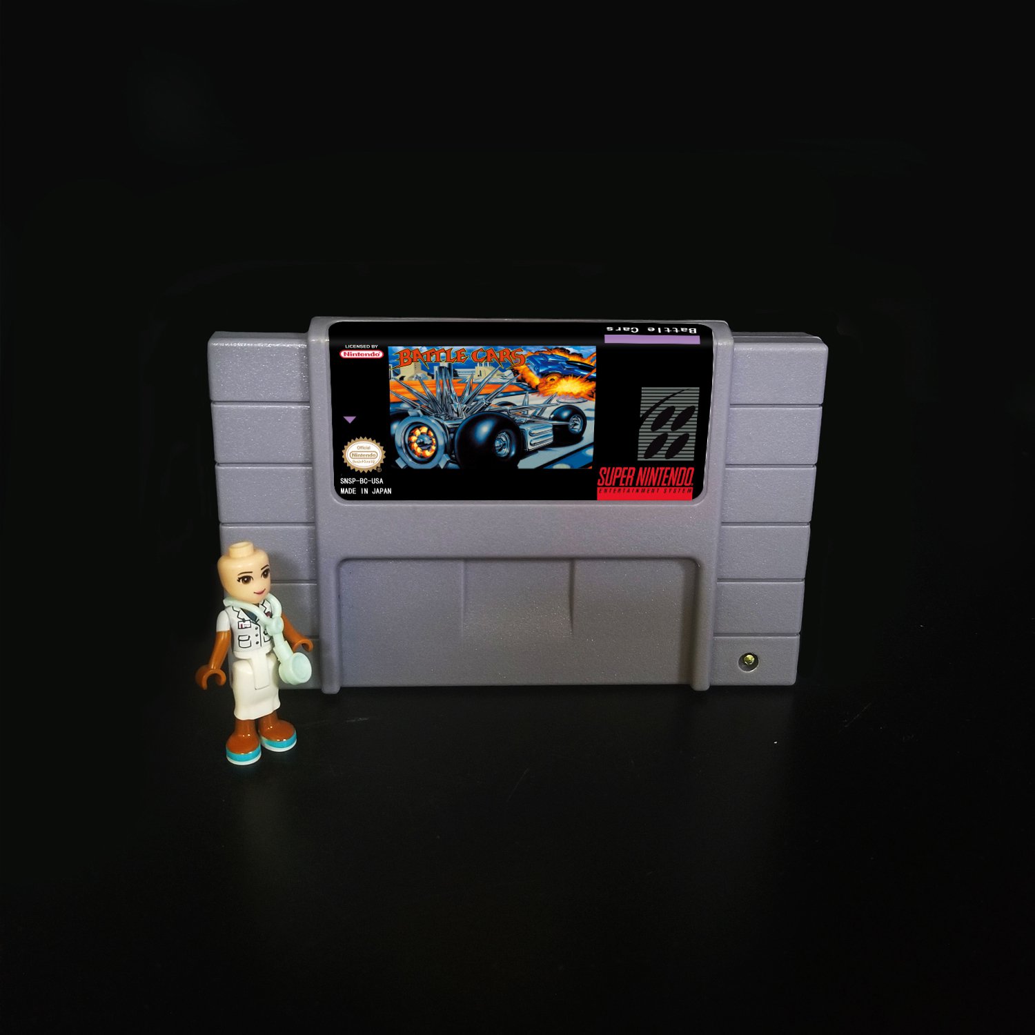 Battle Cars Super Nintendo SNES NTSC Cartridge Card US Version