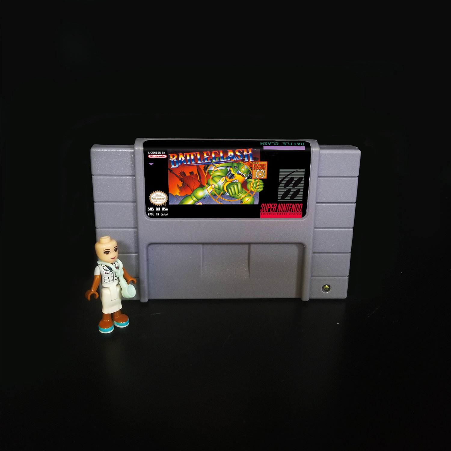Battle Clash Super Nintendo SNES NTSC Cartridge Card US Version