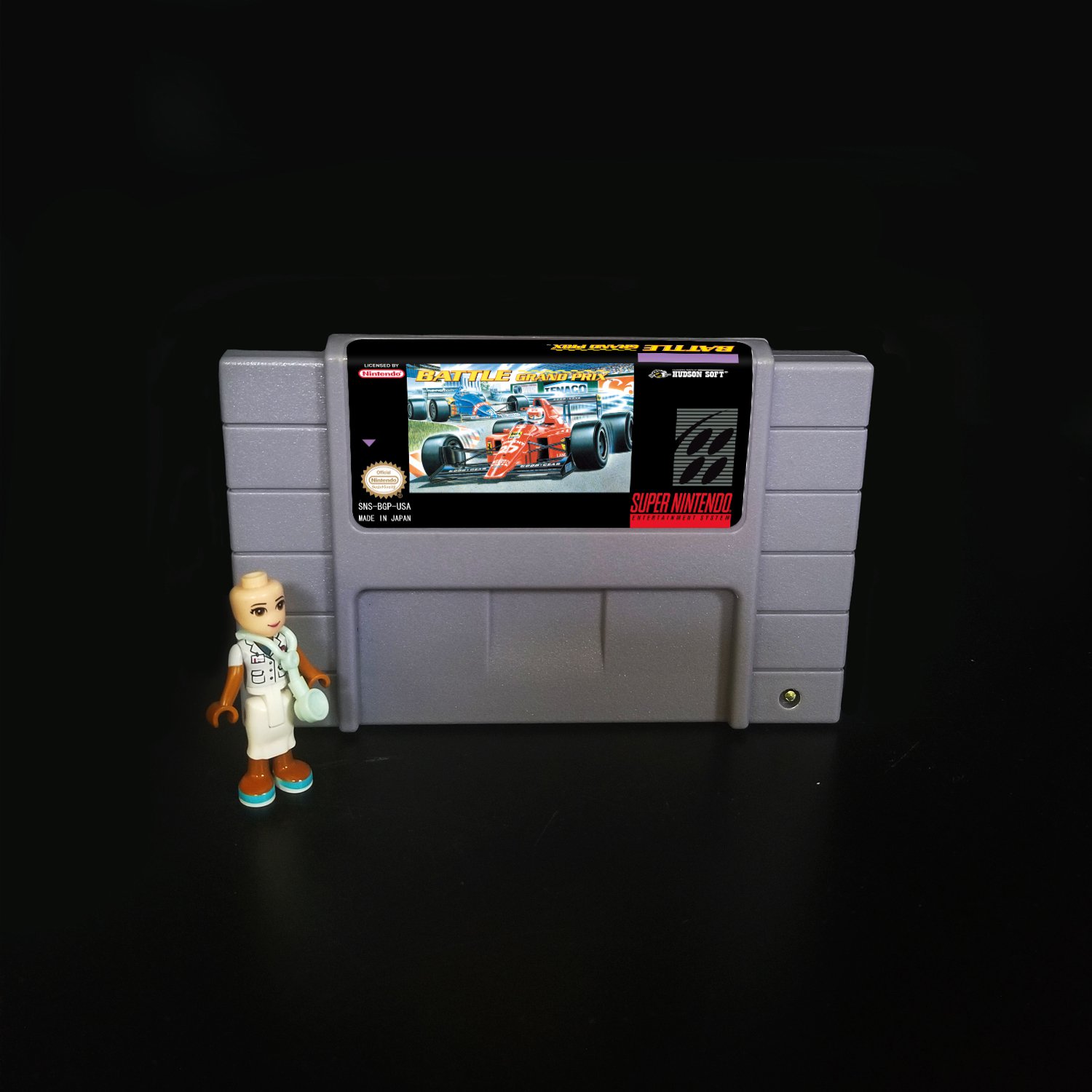 Battle Grand Prix Super Nintendo SNES NTSC Cartridge Card US Version