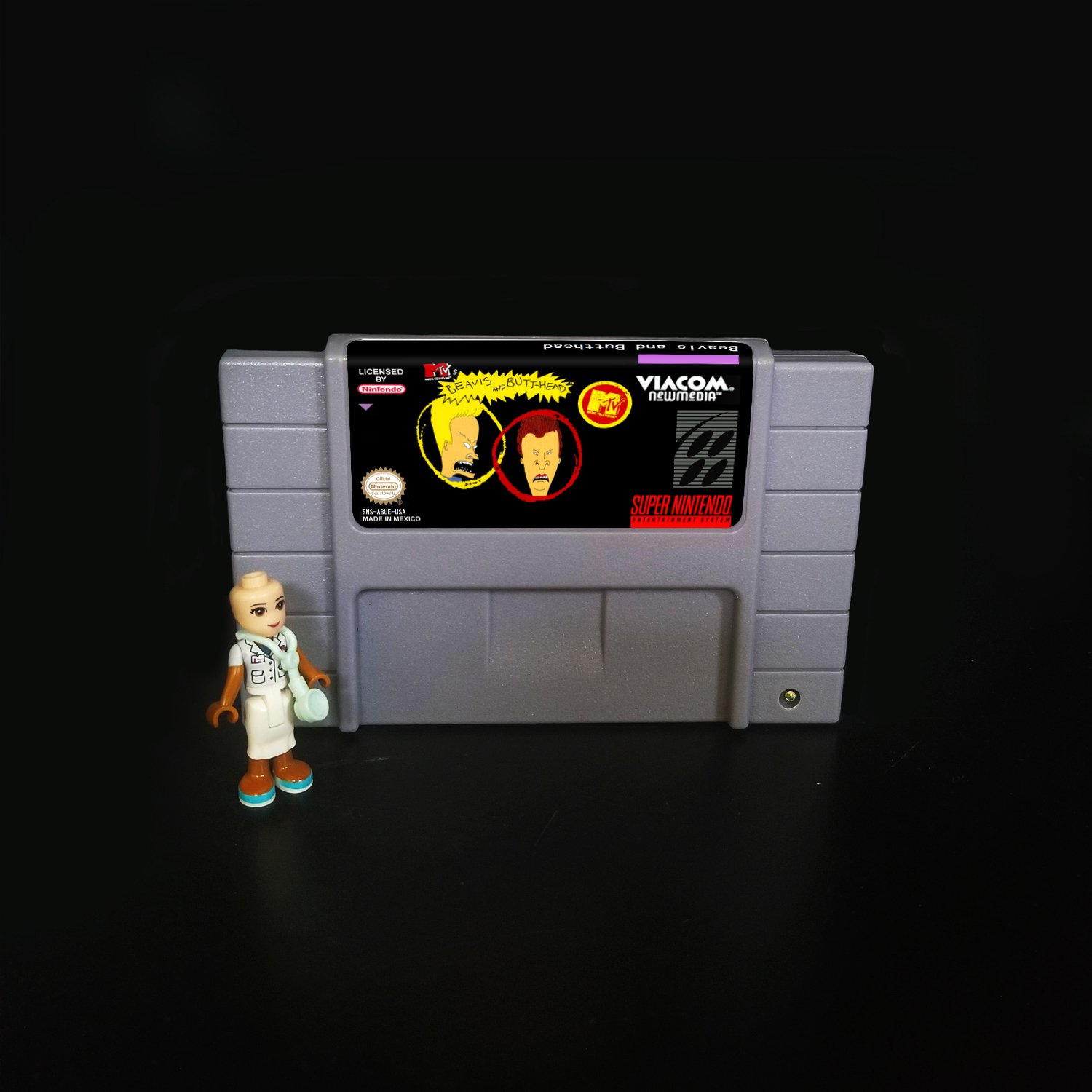 Beavis and Butthead Super Nintendo SNES NTSC Cartridge Card US Version