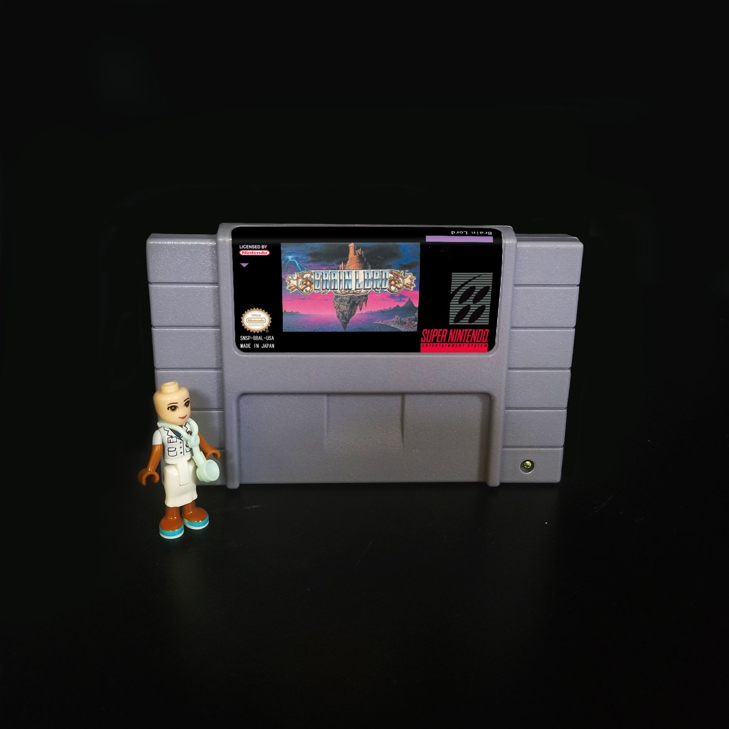 Brain Lord Super Nintendo SNES NTSC Cartridge Card US Version