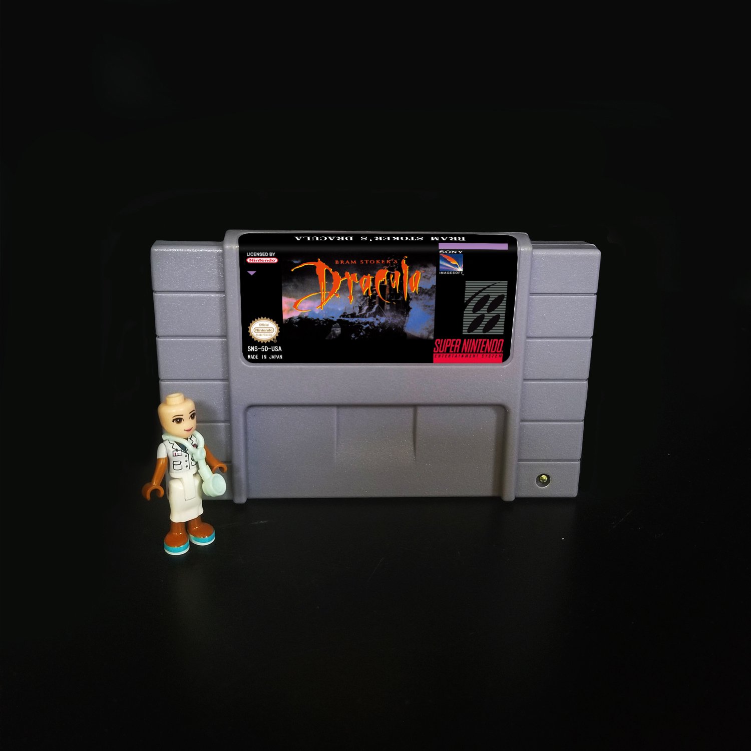 Bram Stoker's Dracula Super Nintendo SNES NTSC Cartridge Card US Version